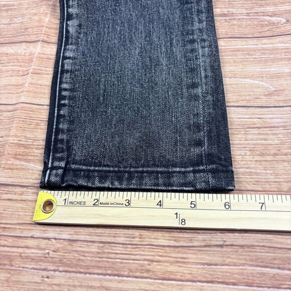 Dope Black Washed Denim Straight Leg Jeans Mens Size 28X32 Cotton Casual Fit - Picture 8 of 13